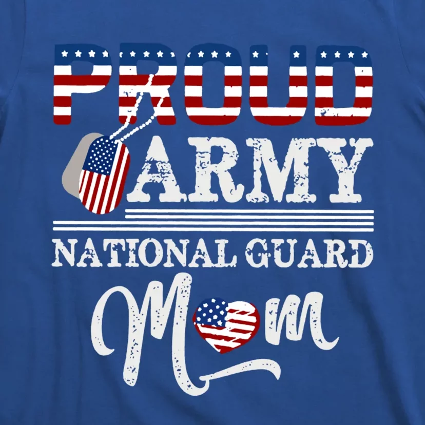 Proud Army National Guard Mom Mothers Day Usa Memorial Day Gift T-Shirt