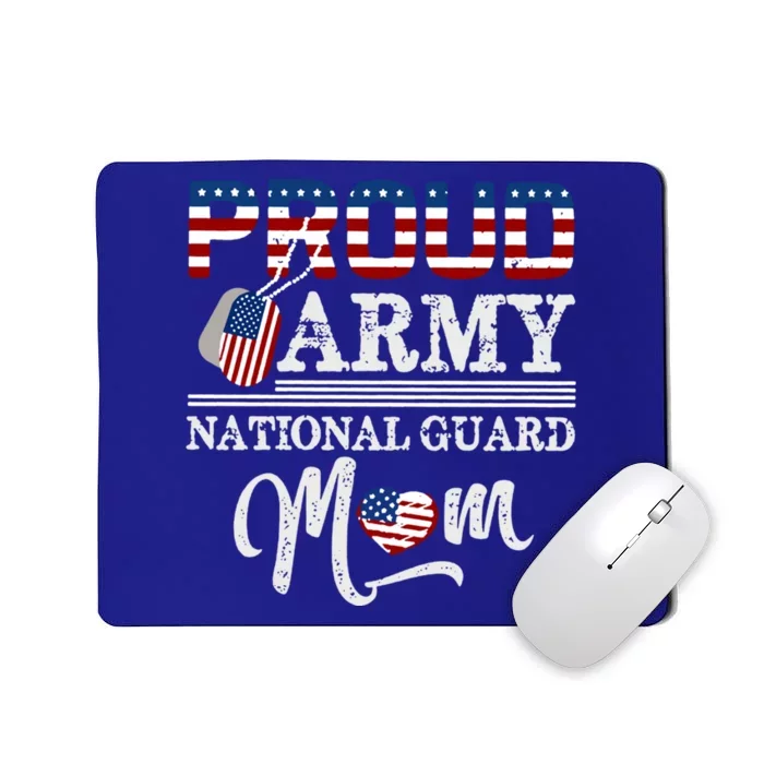 Proud Army National Guard Mom Mothers Day Usa Memorial Day Gift Mousepad