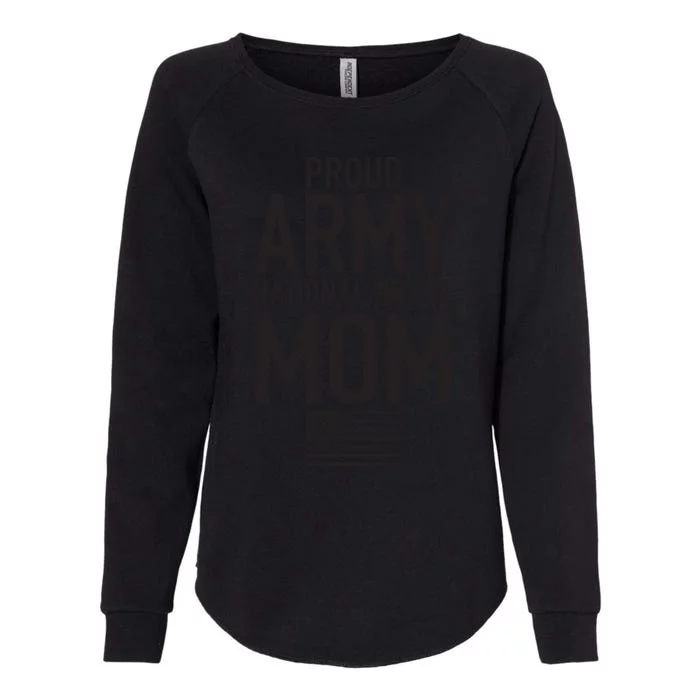 Proud Army National Guard Mom Usa Mothers Day Military Womens California Wash Sweatshirt