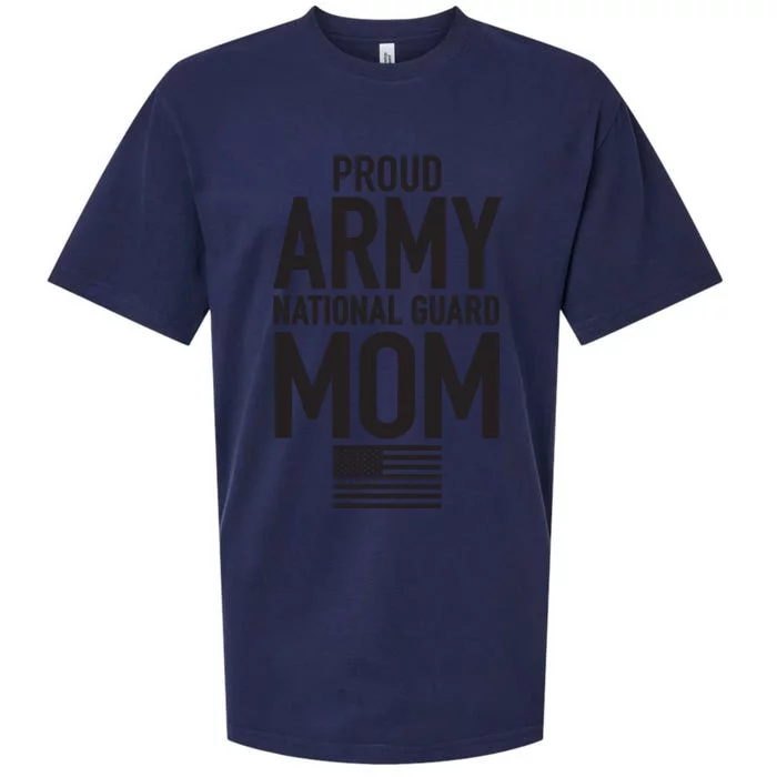 Proud Army National Guard Mom Usa Mothers Day Military Sueded Cloud Jersey T-Shirt