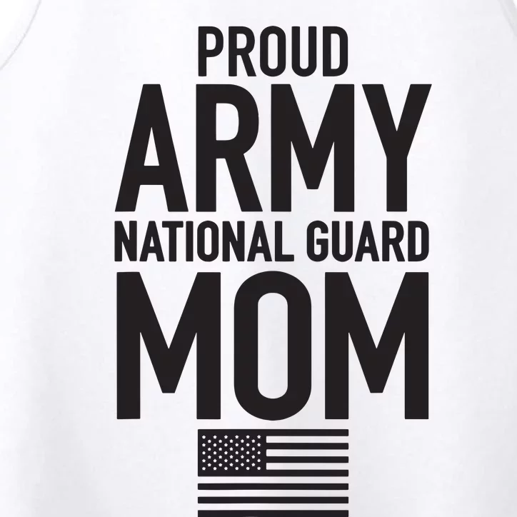 Proud Army National Guard Mom Usa Mothers Day Military Performance Tank