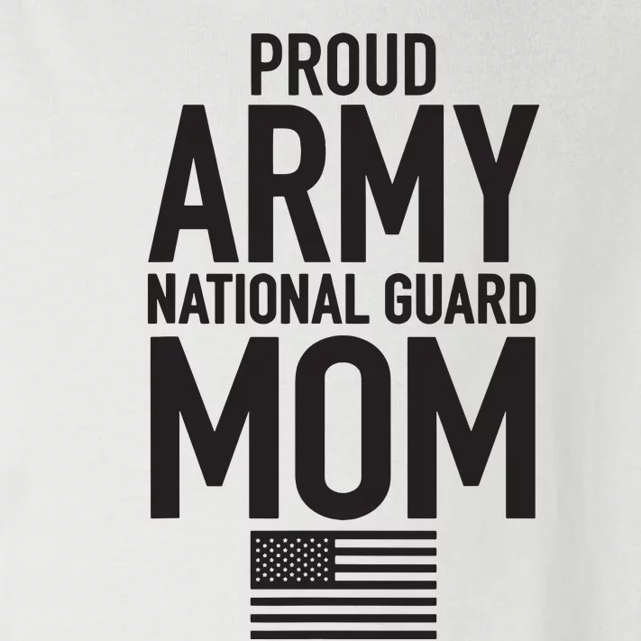 Proud Army National Guard Mom Usa Mothers Day Military Toddler Long Sleeve Shirt