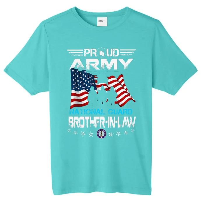 Proud Army National Guard BrotherInLaw Veterans Day ChromaSoft Performance T-Shirt