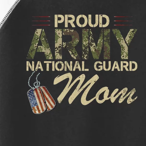 Proud Army National Guard Mom Mothers Day Toddler Fine Jersey T-Shirt