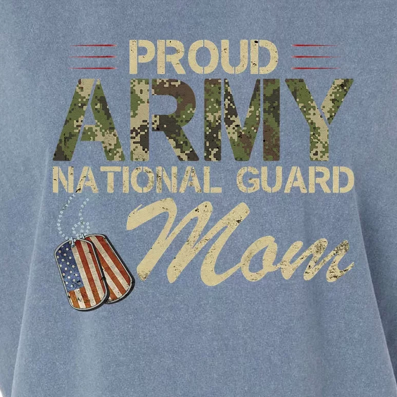 Proud Army National Guard Mom Mothers Day Garment-Dyed Women's Muscle Tee