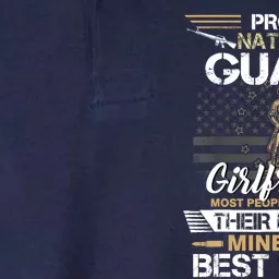 Proud Army National Guard Girlfriend Flag U.S Military Softstyle Adult Sport Polo