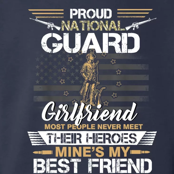 Proud Army National Guard Girlfriend Flag U.S Military Toddler Hoodie