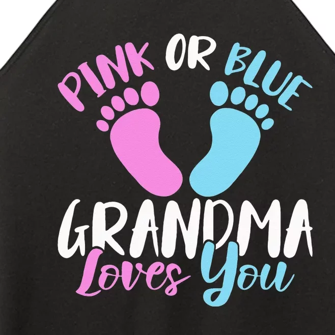 Pregnancy Announcement New Grandma Baby Grandma To Be Women’s Perfect Tri Rocker Tank