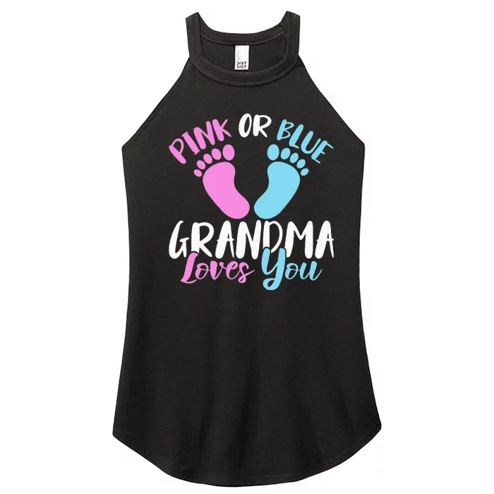 Pregnancy Announcement New Grandma Baby Grandma To Be Women’s Perfect Tri Rocker Tank