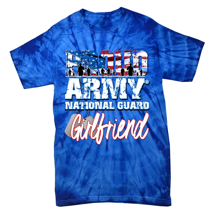 Proud Army National Guard Friend Usa Family Great Gift Tie-Dye T-Shirt