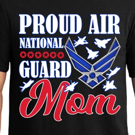 Proud Air National Guard Mom Gift Air Force Mothers Day Funny Gift Pajama Set