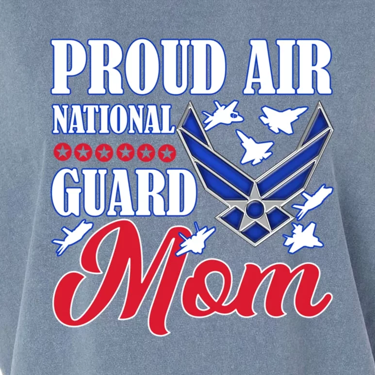 Proud Air National Guard Mom Gift Air Force Mothers Day Funny Gift Garment-Dyed Women's Muscle Tee