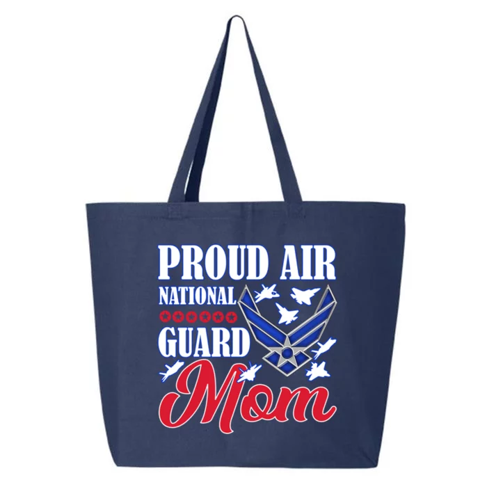 Proud Air National Guard Mom Gift Air Force Mothers Day Funny Gift 25L Jumbo Tote