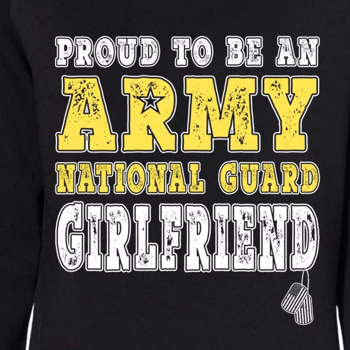 Proud Army National Guard Friend Us Flag Military Couple Gift Womens California Wash Sweatshirt