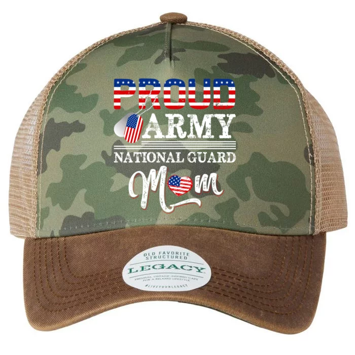 Proud Army National Guard Mom Funny Gift Legacy Tie Dye Trucker Hat