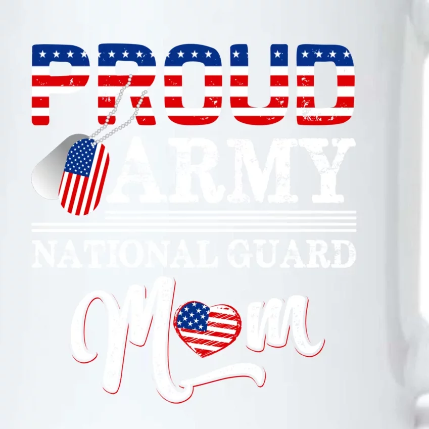 Proud Army National Guard Mom Funny Gift Black Color Changing Mug