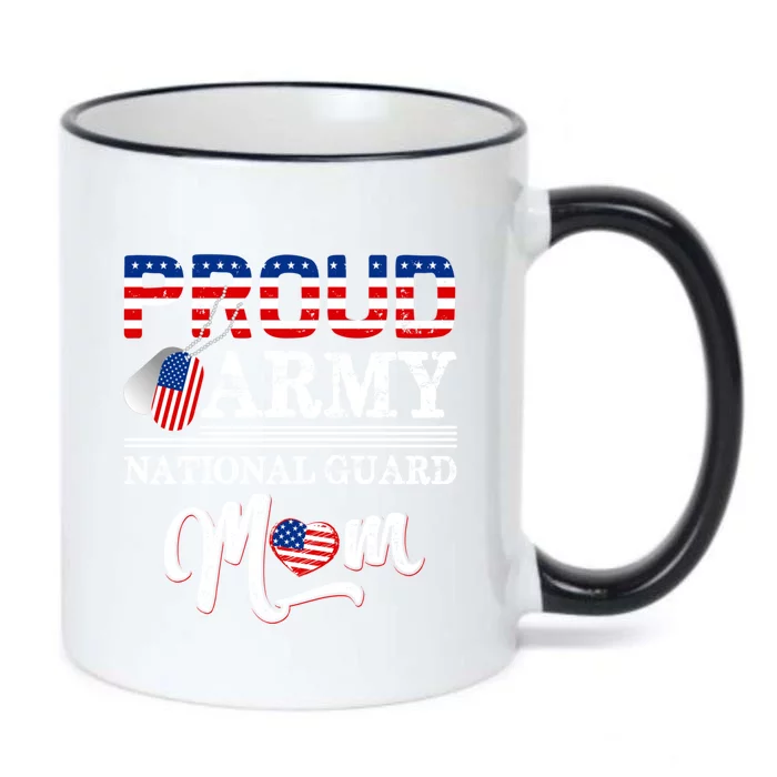 Proud Army National Guard Mom Funny Gift Black Color Changing Mug