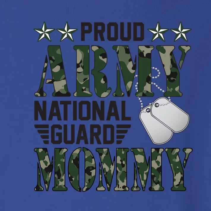 Proud Army National Guard Mom Military Family Veteran Cute Gift Toddler Long Sleeve Shirt