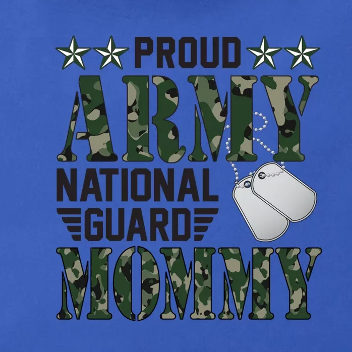 Proud Army National Guard Mom Military Family Veteran Cute Gift Zip Tote Bag