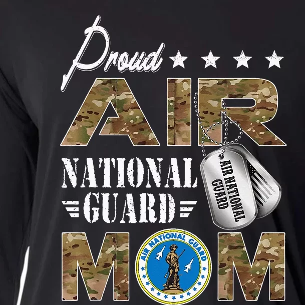 Proud Air National Guard Mom Air National Guard Mom Cooling Performance Long Sleeve Crew