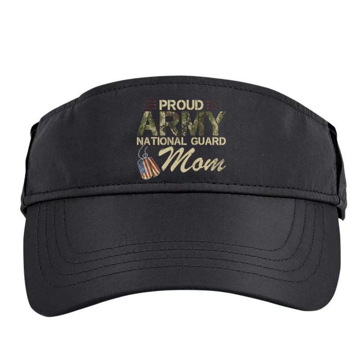 Proud Army National Guard Mom Mothers Day Adult Drive Performance Visor