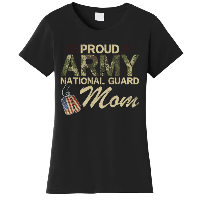 Proud Army National Guard Mom Mothers Day Women's T-Shirt