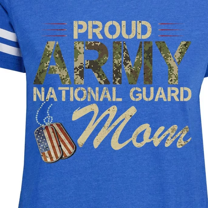 Proud Army National Guard Mom Mothers Day Enza Ladies Jersey Football T-Shirt