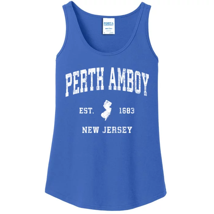 Perth Amboy New Jersey Nj Vintage Athletic Ladies Essential Tank