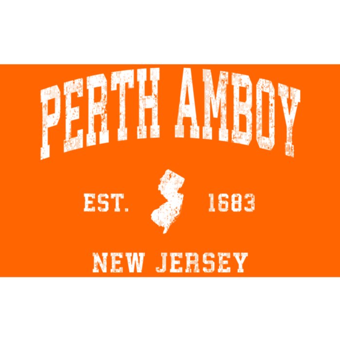 Perth Amboy New Jersey Nj Vintage Athletic Bumper Sticker