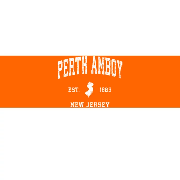 Perth Amboy New Jersey Nj Vintage Athletic Bumper Sticker