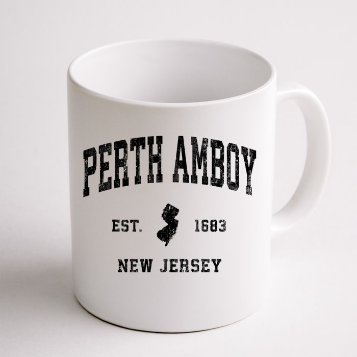 Perth Amboy New Jersey Nj Vintage Athletic Front & Back Coffee Mug