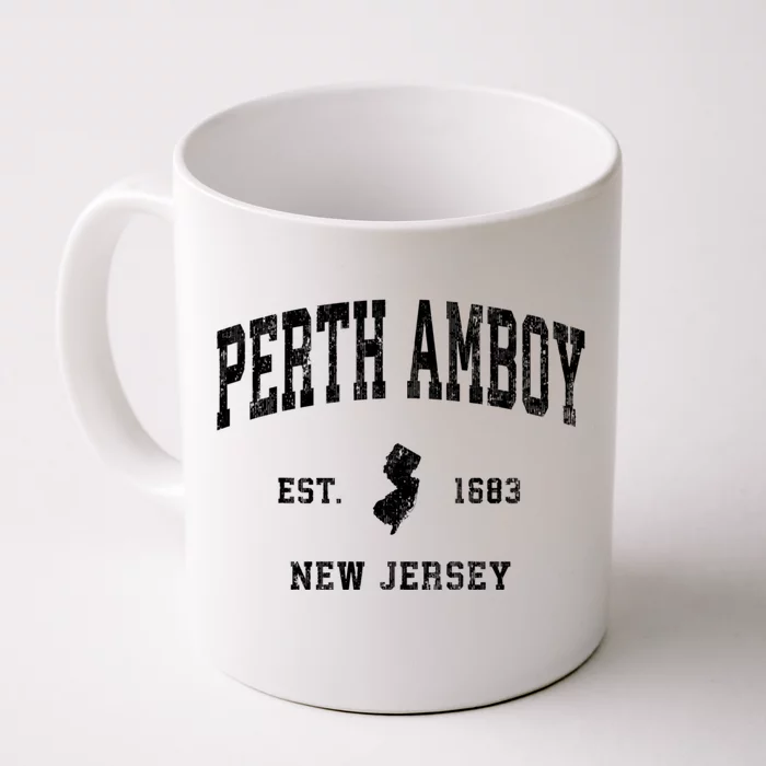 Perth Amboy New Jersey Nj Vintage Athletic Front & Back Coffee Mug