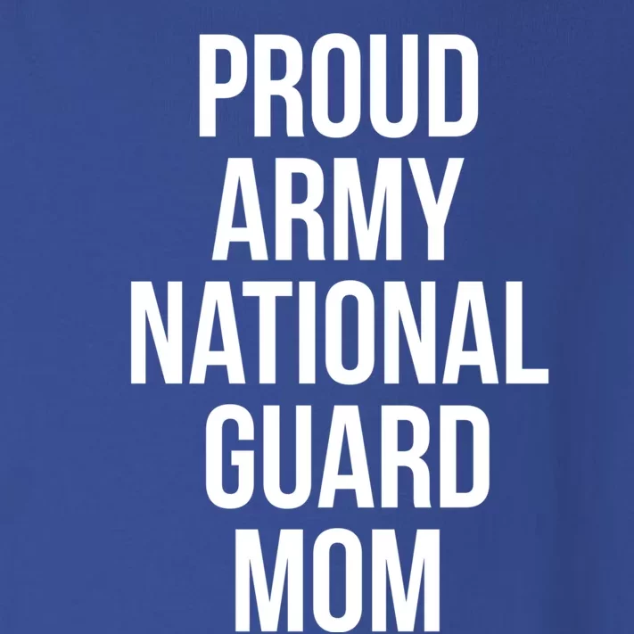 Proud Army National Guard Mom Gift Toddler Long Sleeve Shirt