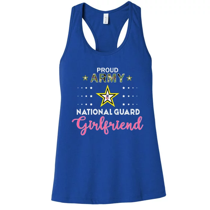 Proud Army National Guard Friend Pride Cute Gift Women's Racerback Tank