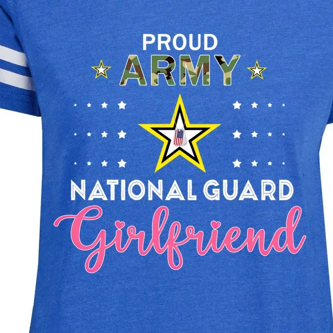 Proud Army National Guard Friend Pride Cute Gift Enza Ladies Jersey Football T-Shirt