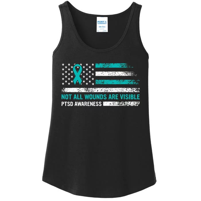 Ptsd Awareness Not All Wounds Are Visible For Veteran Ladies Essential Tank