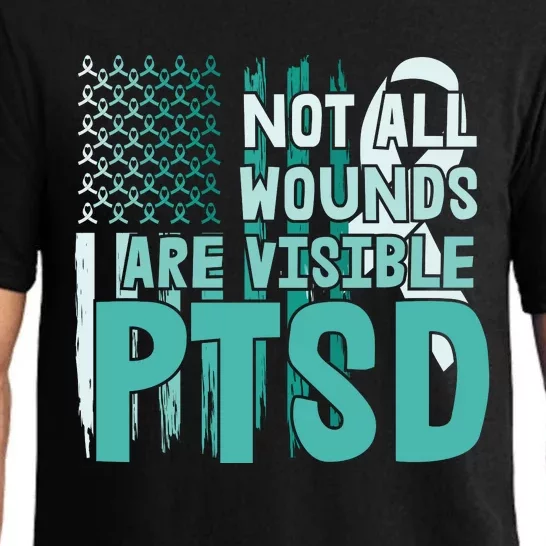 PTSD Awareness Not All Wounds Are Visible Pajama Set