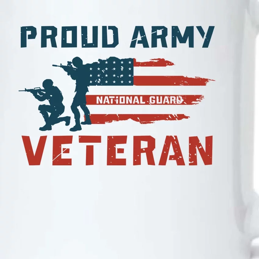 Proud Army National Guard US Army Veteran Day Black Color Changing Mug