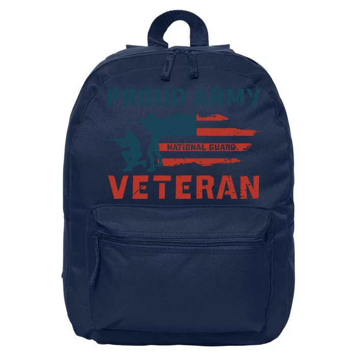 Proud Army National Guard US Army Veteran Day 16 in Basic Backpack