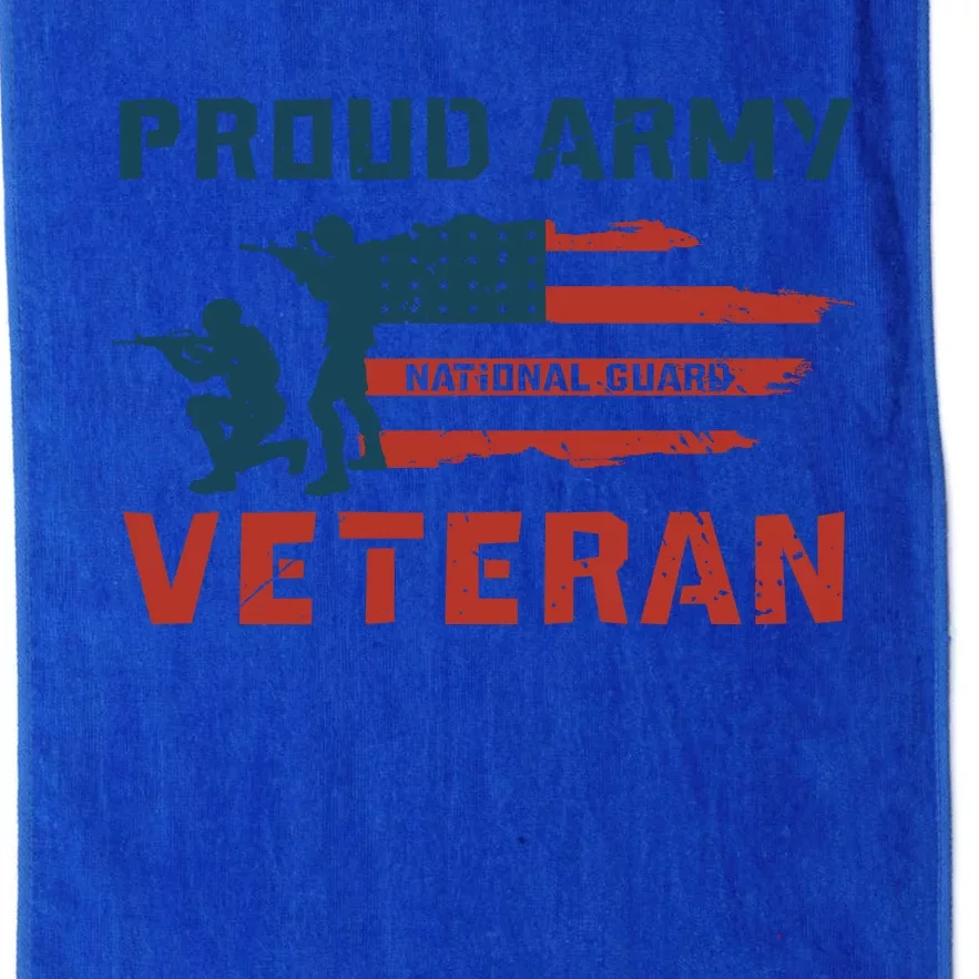 Proud Army National Guard US Army Veteran Day Platinum Collection Golf Towel