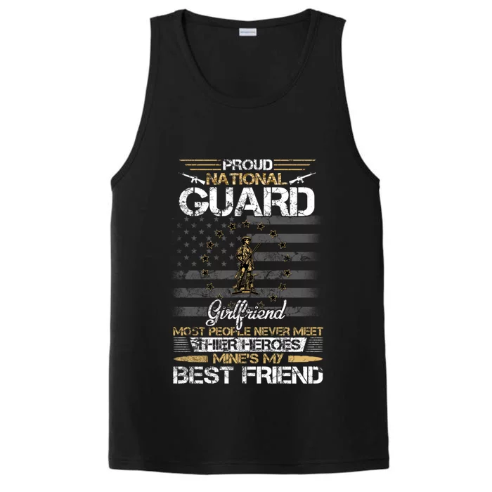 Proud Army National Guard Friend Flag Gift U S Military Gift Performance Tank