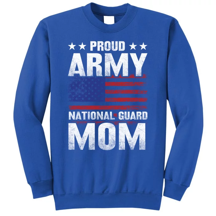 Proud Army National Guard Mom Us Flag Military Mothers Day Gift Sweatshirt