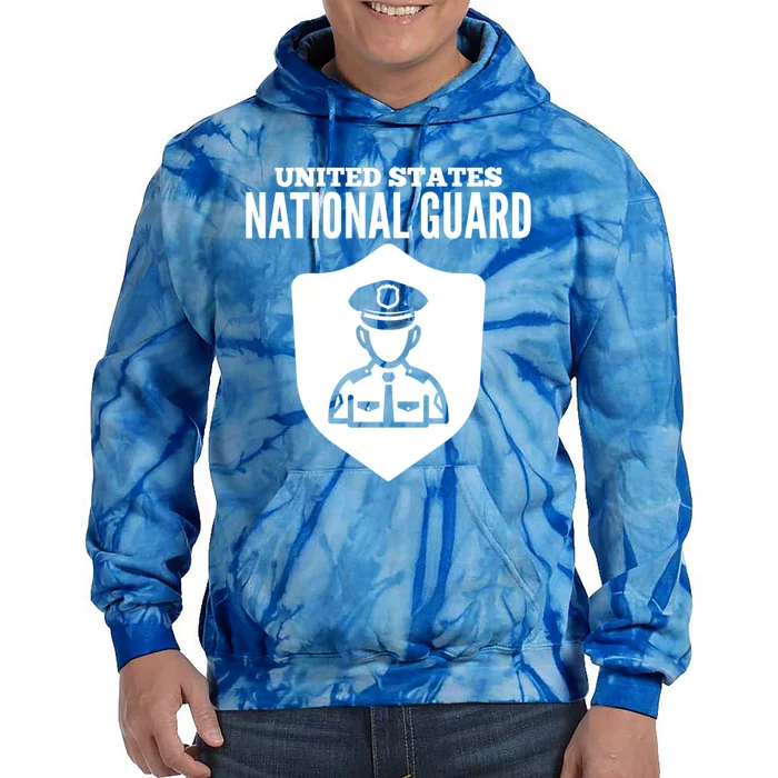 Patriotic American National Guard Soldier Usa Military Gift Cool Gift Tie Dye Hoodie