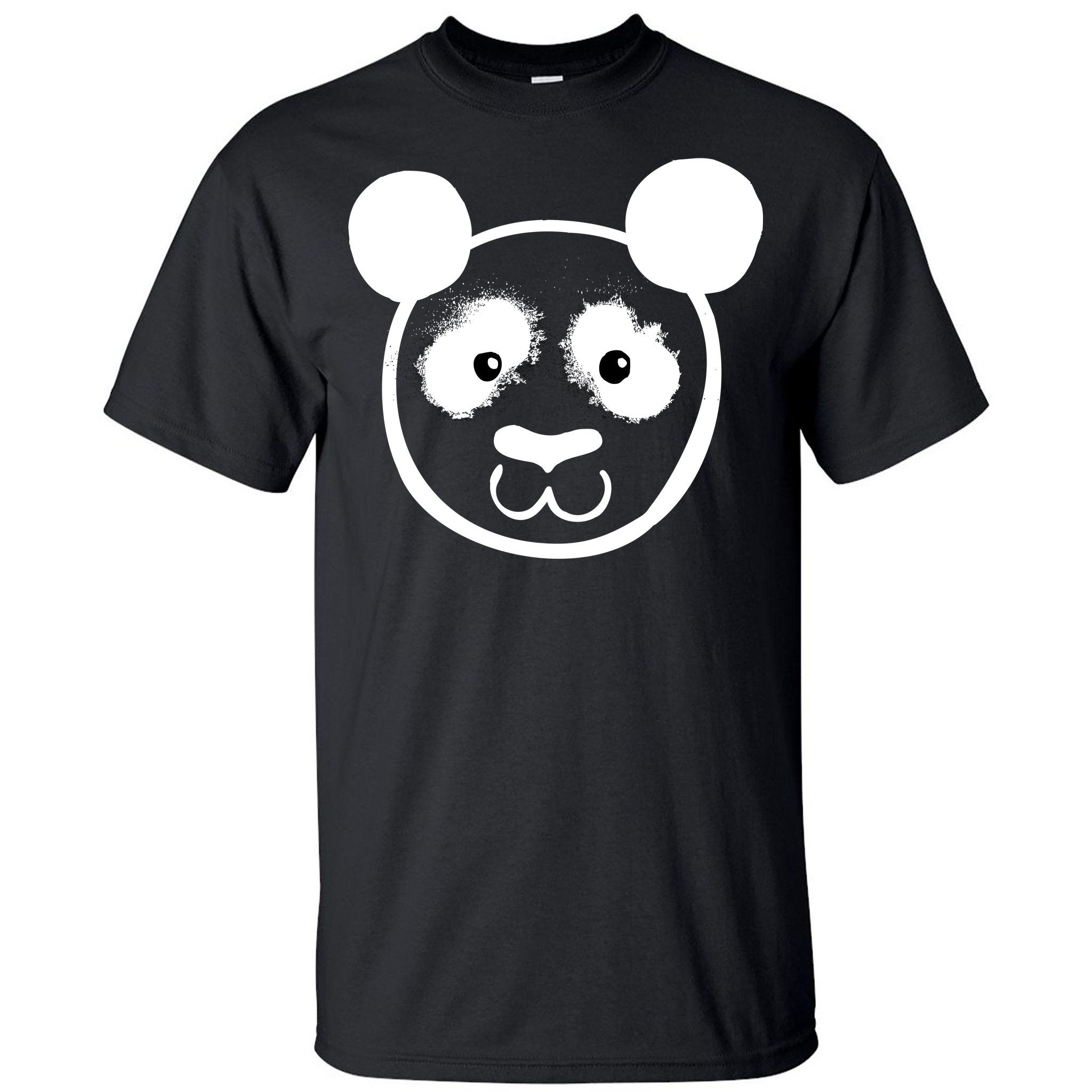  Big Face Panda Unisex Baseball Jersey Short Sleeve