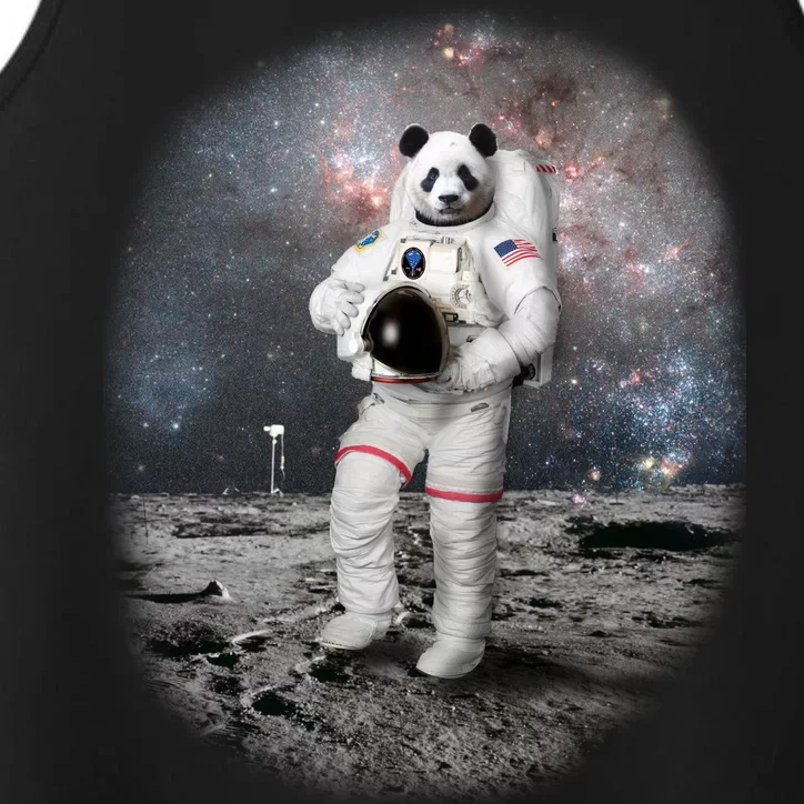 Panda In Space Astronaut Performance Tank