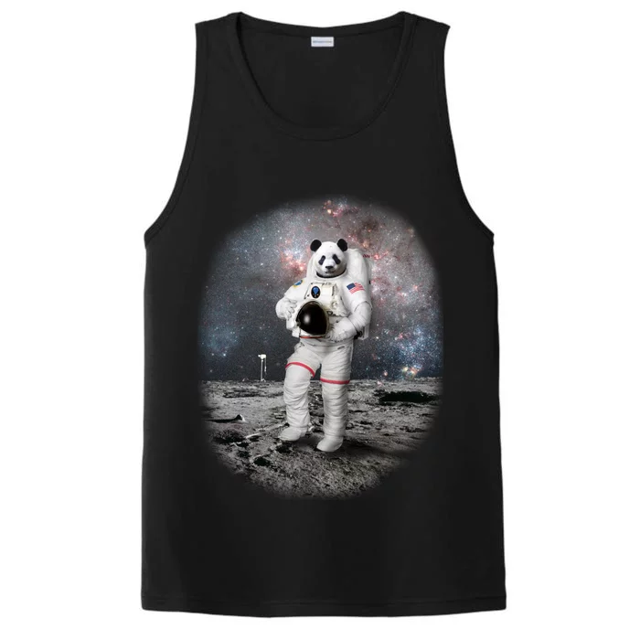 Panda In Space Astronaut Performance Tank