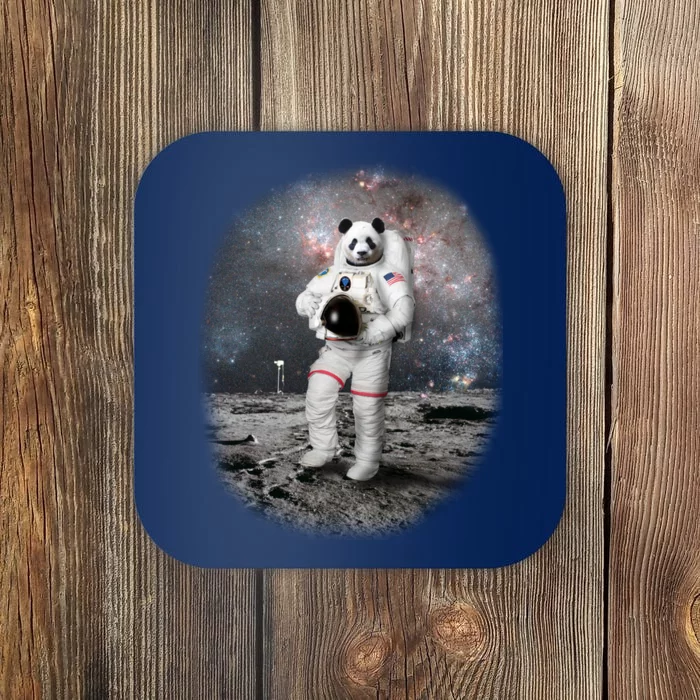 Panda In Space Astronaut Coaster