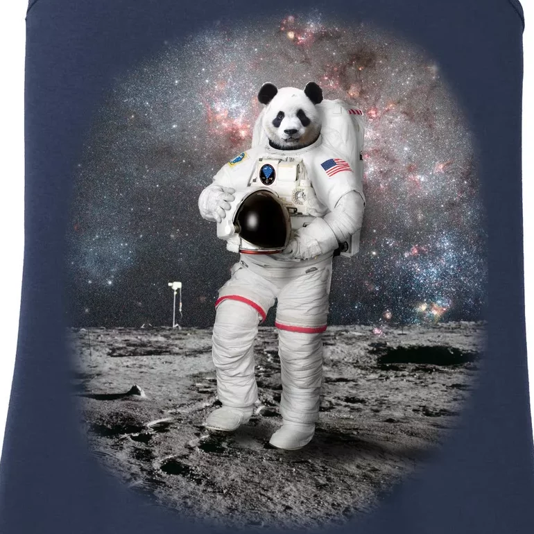 Panda In Space Astronaut Ladies Essential Tank