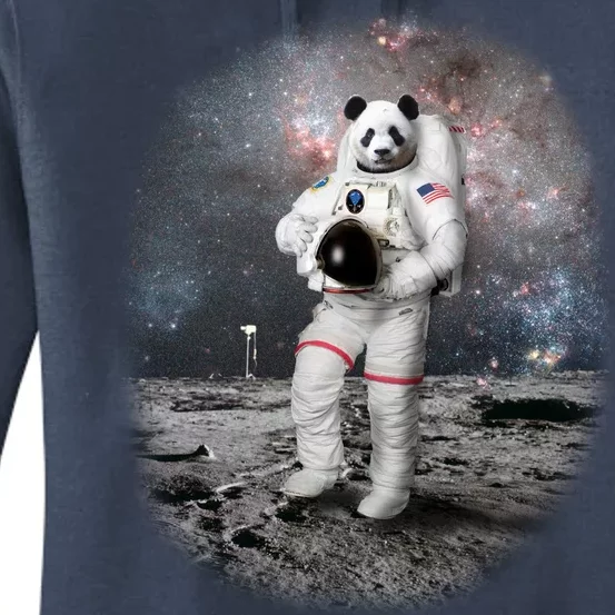 Panda In Space Astronaut Women's Pullover Hoodie