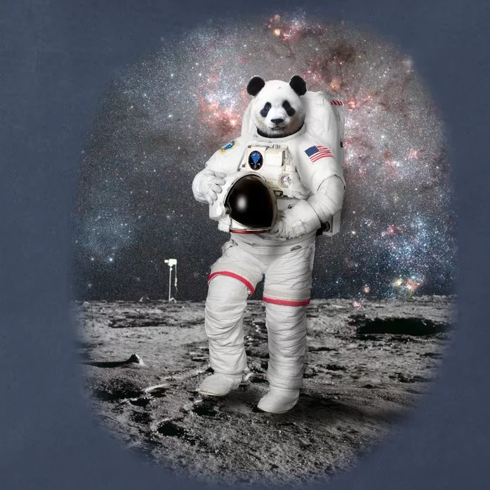 Panda In Space Astronaut Zip Tote Bag